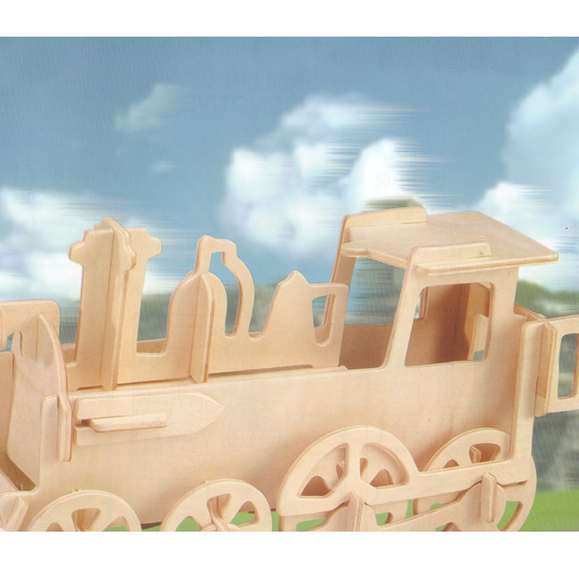 3D  puzzle - locomotive