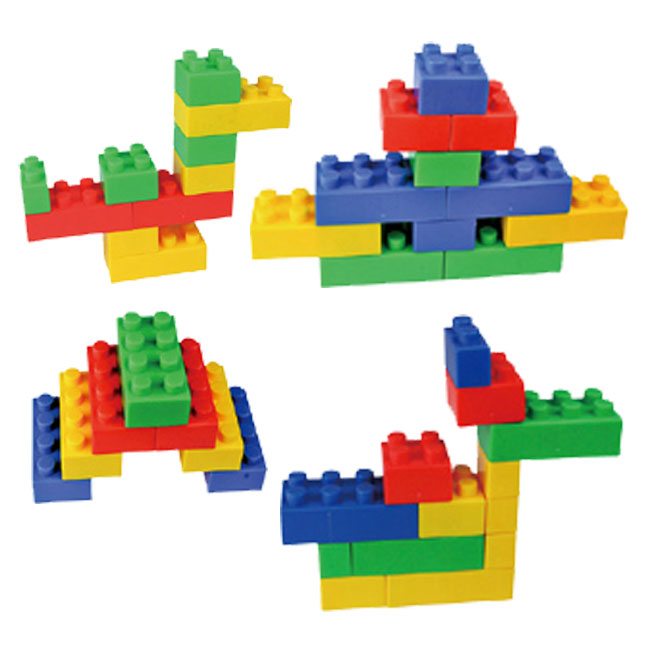 Plastic building blocks 2.5L bucket (40pcs)